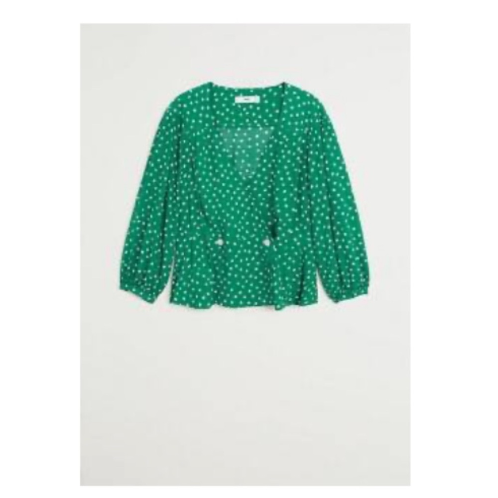 Green Mango blouse. New condition. Size M.